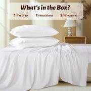 100% Organic Cotton Flat Sheet - Image 2