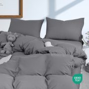 40S 200TC Washed cotton duvet cover - Image 3