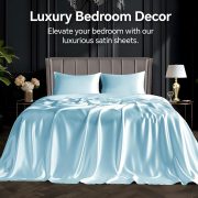 Stretch Satin Fitted Sheet Set - Image 4