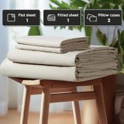 Cotton Linen Blended Flat Sheet