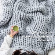 Knitted Weighted Blanket - Image 4