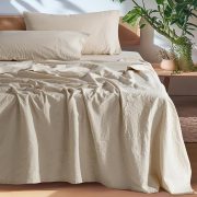 Cotton Linen Blended Flat Sheet - Image 6