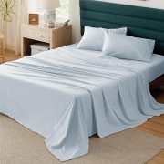 250TC Percale Cotton Fitted Sheet - Image 5