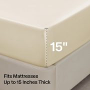 Stretch Satin Fitted Sheet Set - Image 18